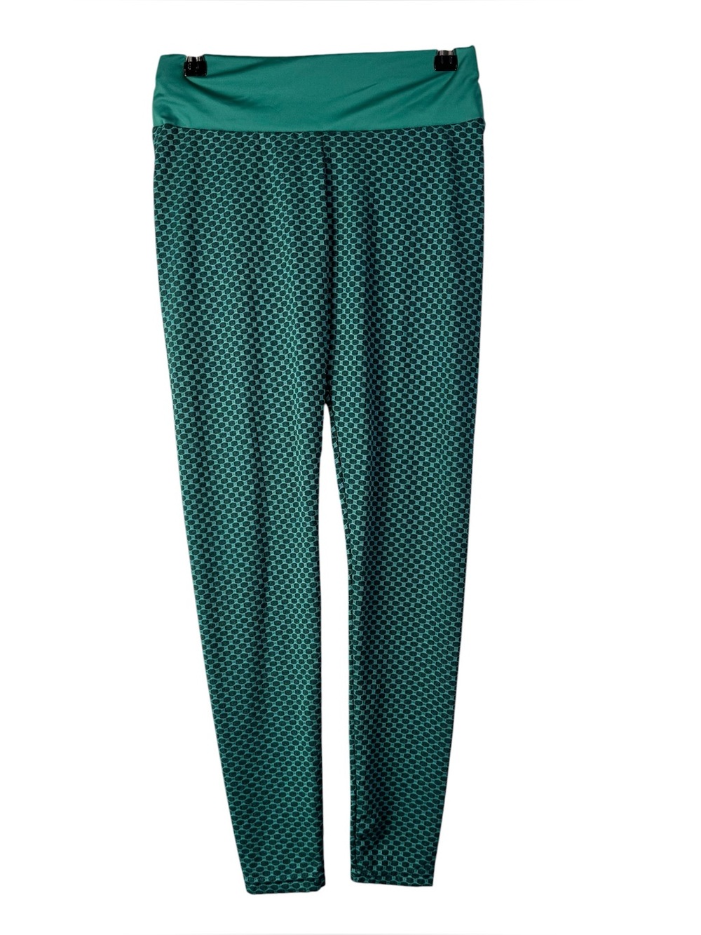 Boutique Fabulous Leggings Teal Blue Scrunch‎ Butt Athletic Leggings M